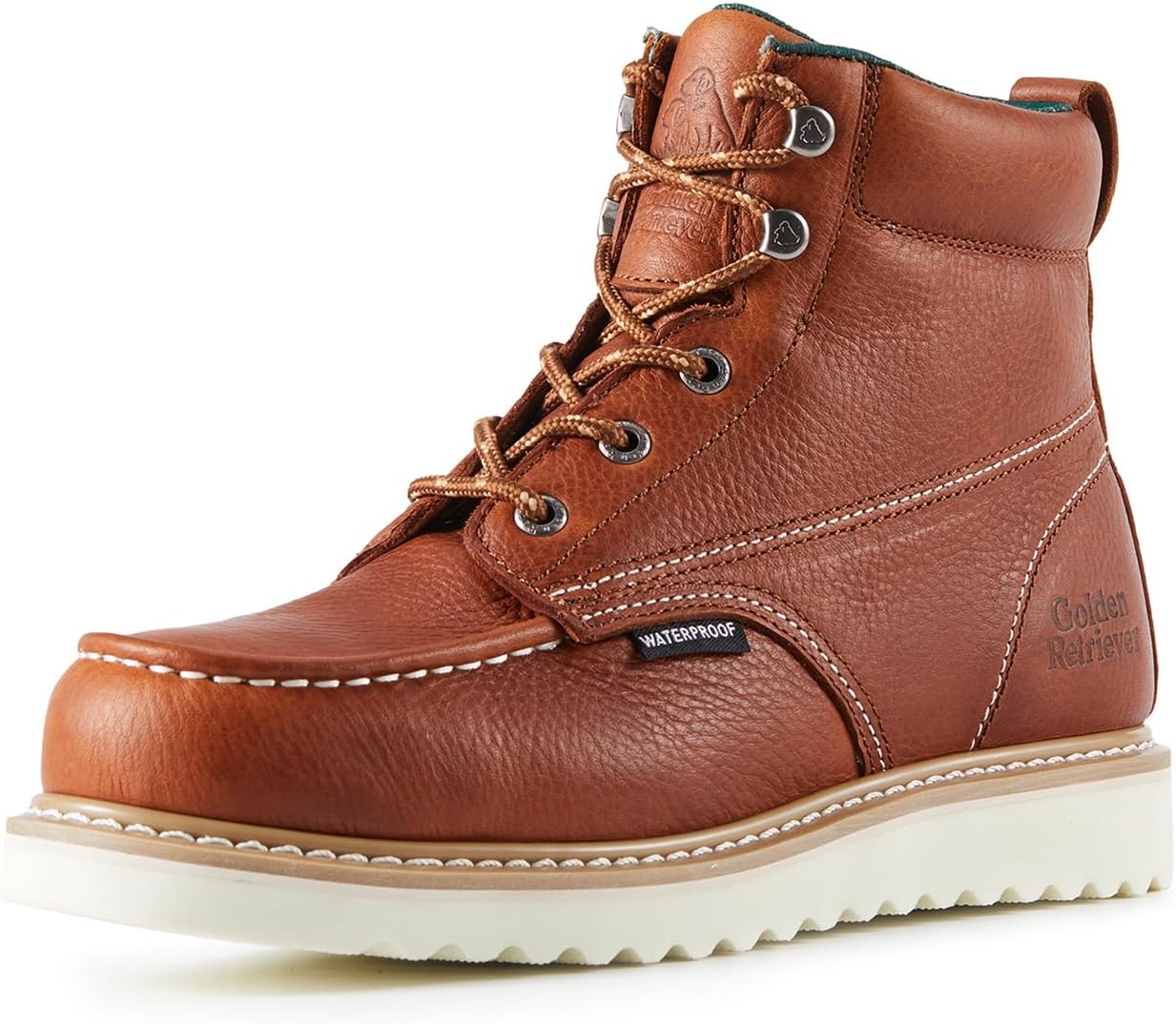 Мужские ботинки Golden Retriever, водонепроницаемые, удобные, 15 см, из цельной зернистой кожи с обработкой, с прошитой подошвой, устойчивые к скольжению и маслу, стальные/мягкие носки, модель G6192DG6158STG6282DG6258ST, золотой/стальной
Мужские ботинки Golden Retriever, водонепроницаемые, удобные, 15 см, из цельной зернистой кожи с обработкой, с прошитой подошвой, устойчивые к скольжению и маслу, стальные/мягкие носки, модель G6192DG6158STG6282DG6258ST, золотой/стальной
