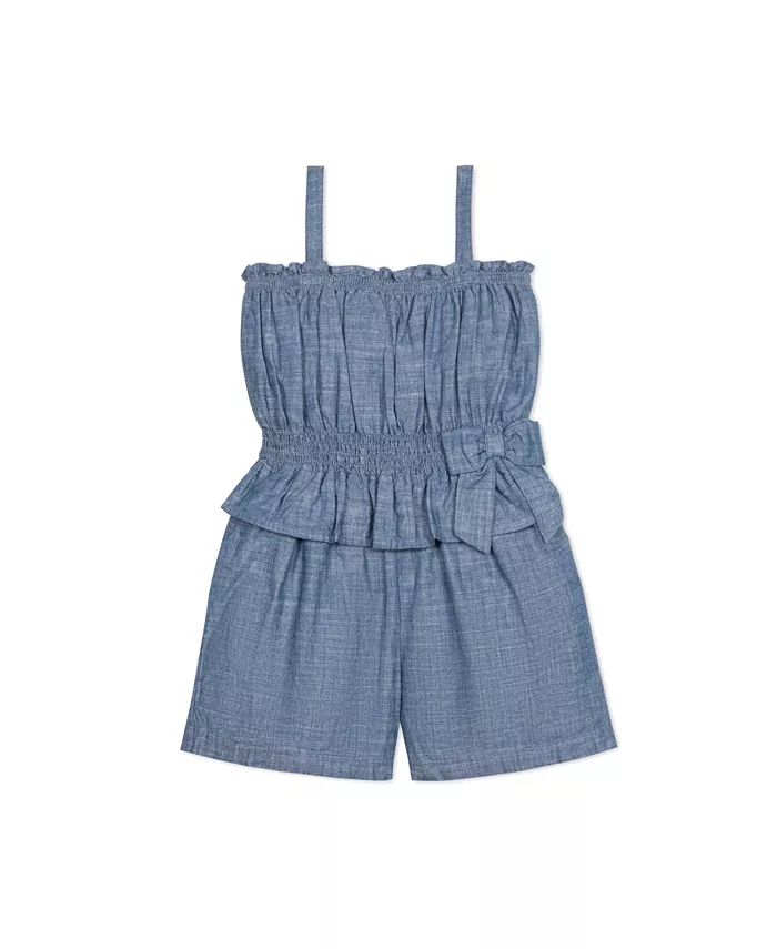 Органический сарафан-комбинезон без рукавов со сборкой на талии Little Girls Chambray Hope & Henry, синий
Органический сарафан-комбинезон без рукавов со сборкой на талии Little Girls Chambray Hope & Henry, синий