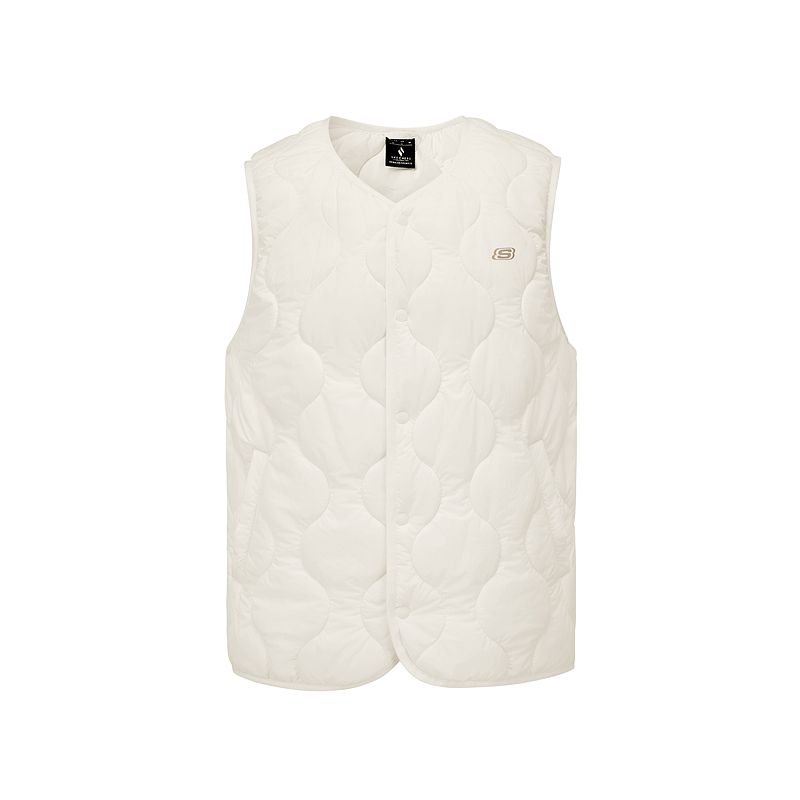 Skechers Жилет унисекс чисто белый, Pure White/01SV 
Skechers Жилет унисекс чисто белый, Pure White/01SV