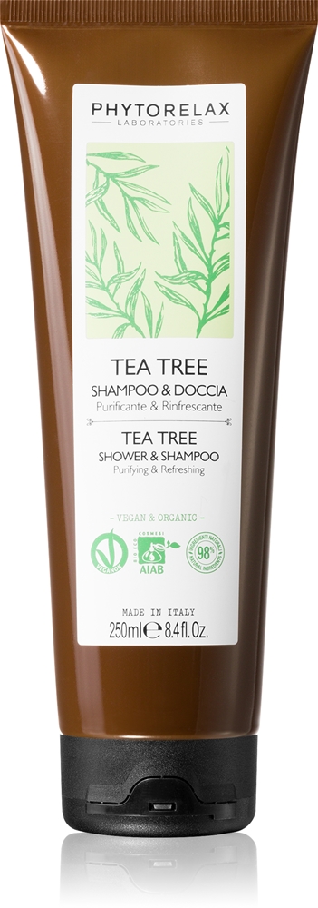 Шампунь для душа с маслом чайного дерева Phytorelax Laboratories, 250 мл
Шампунь для душа с маслом чайного дерева Phytorelax Laboratories, 250 мл