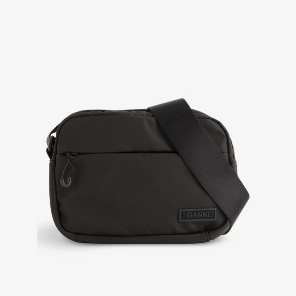 Сумка Festival из переработанного полиэстера с фирменным ремешком Ganni, черный
Сумка Festival из переработанного полиэстера с фирменным ремешком Ganni, черный
