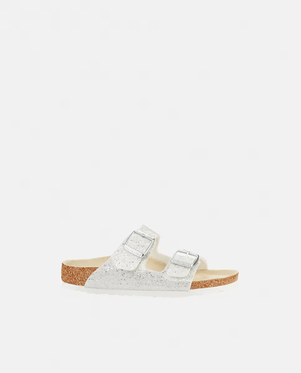 Открытые сандалии Girl's Arizona Cosmic Sparkle из синтетической кожи Birkenstock, белый
Открытые сандалии Girl's Arizona Cosmic Sparkle из синтетической кожи Birkenstock, белый