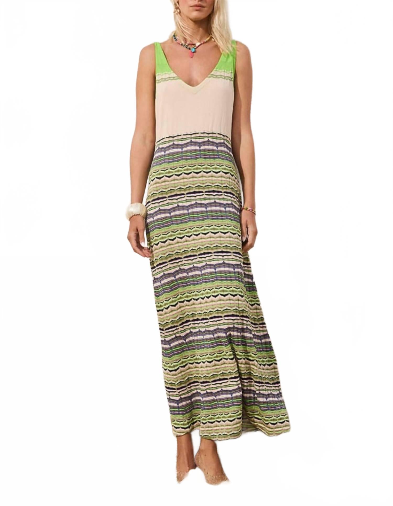 Зеленое платье макси Ayon Aldo Martins 
Зеленое платье макси Ayon Aldo Martins