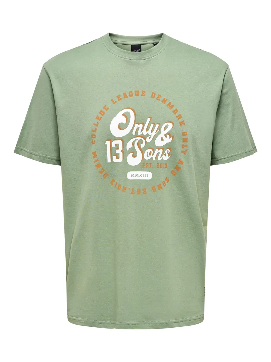 Рубашка ONLY & SONS с круглым вырезом "ONSLENNY LIFE REG VINTAGE PRINT TEE NOOS", цвет Hedge Green
Рубашка ONLY & SONS с круглым вырезом "ONSLENNY LIFE REG VINTAGE PRINT TEE NOOS", цвет Hedge Green