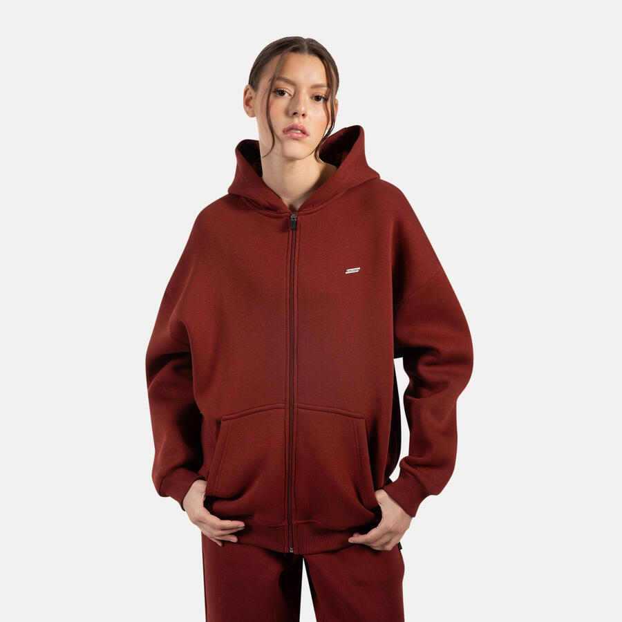 SMILODOX Женская толстовка с капюшоном на молнии Lyanna Brown
SMILODOX Женская толстовка с капюшоном на молнии Lyanna Brown