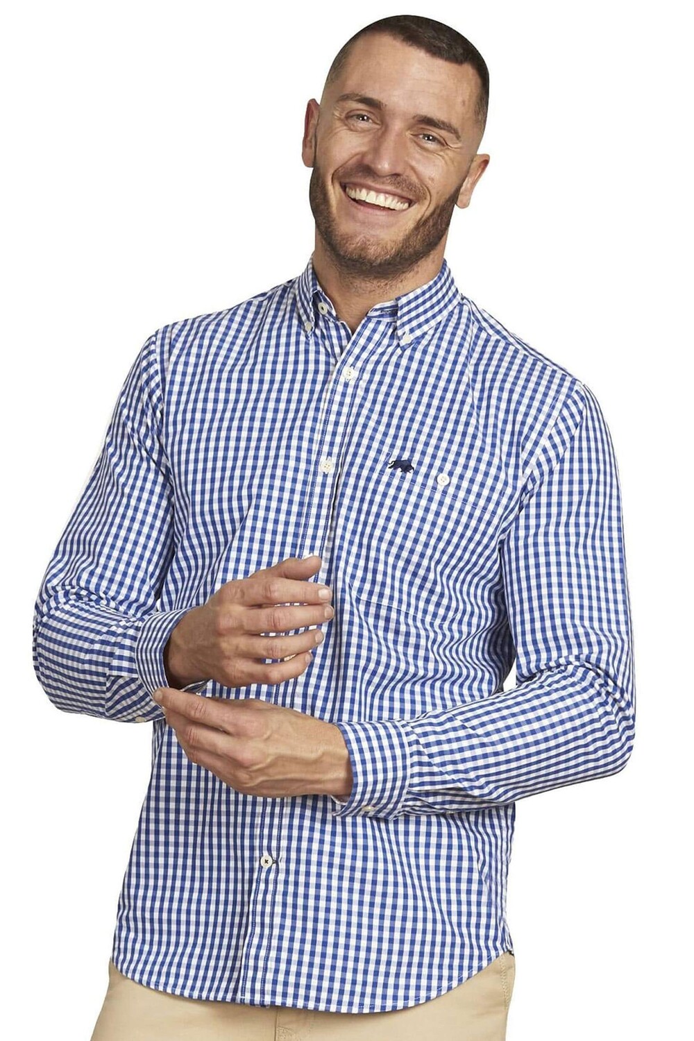 Рубашка с длинными рукавами и клетчатым узором Raging Bull, синий
Рубашка с длинными рукавами и клетчатым узором Raging Bull, синий