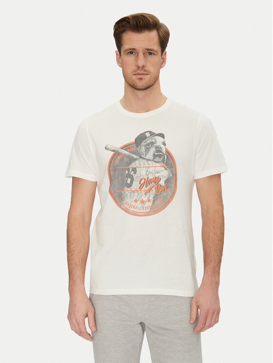 Футболка обычного кроя 20717764 Blend, белый 
Футболка обычного кроя 20717764 Blend, белый