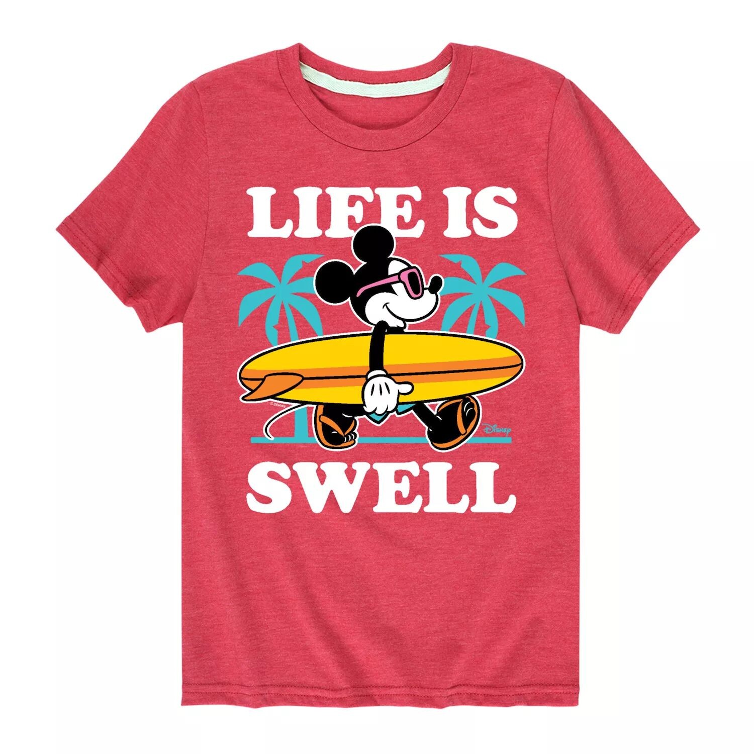 Футболка Disney's Mickey Mouse с рисунком для мальчиков 8–20 лет Surf Life Is Swell Disney, красный
Футболка Disney's Mickey Mouse с рисунком для мальчиков 8–20 лет Surf Life Is Swell Disney, красный