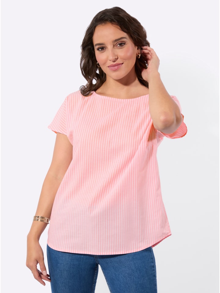 Полосатая блузка цвета розового кварца с белыми полосками WITT WEIDEN
Полосатая блузка цвета розового кварца с белыми полосками WITT WEIDEN