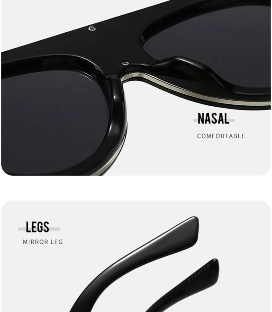 Большие овальные солнцезащитные очки для женщин, роскошные, в стиле ретро-панк, с зеркальными линзами, защита от УФ-излучения UV400 UUPTTPL, C8blackorange
Большие овальные солнцезащитные очки для женщин, роскошные, в стиле ретро-панк, с зеркальными линзами, защита от УФ-излучения UV400 UUPTTPL, C8blackorange