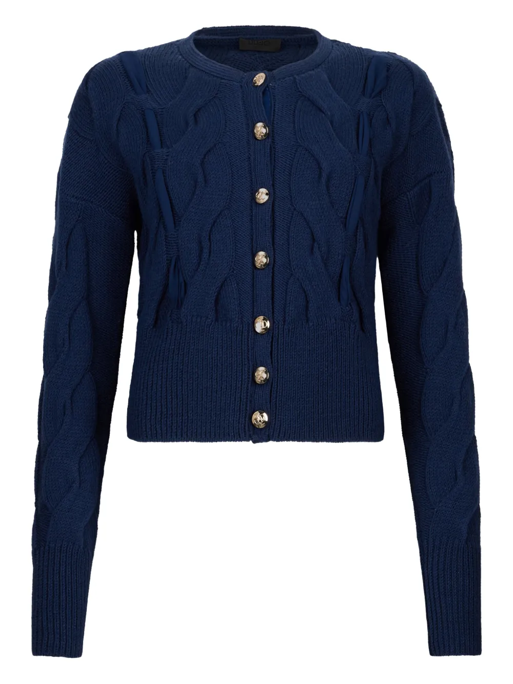 Кардиган на пуговицах с косичками LIU JO, синий
Кардиган на пуговицах с косичками LIU JO, синий