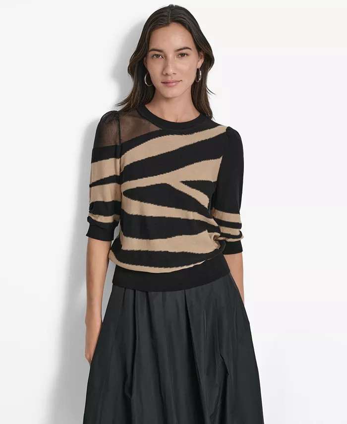 Женский свитер с принтом «зебра» и рукавами 3/4 DKNY, коричневый
Женский свитер с принтом «зебра» и рукавами 3/4 DKNY, коричневый