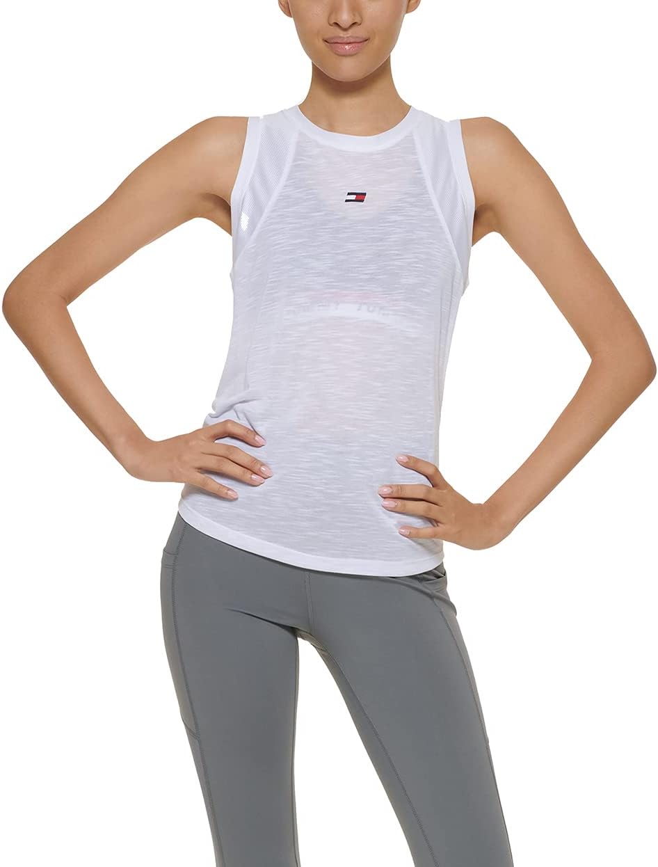 Женская спортивная майка Tommy Hilfiger Performance Tie Back Mesh с завязками на спине, White
Женская спортивная майка Tommy Hilfiger Performance Tie Back Mesh с завязками на спине, White