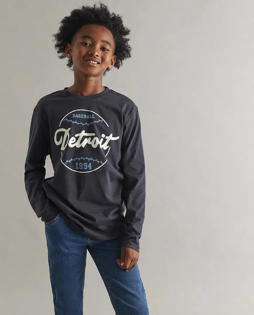 Колледж футболка Sfera, темно-синий
Колледж футболка Sfera, темно-синий