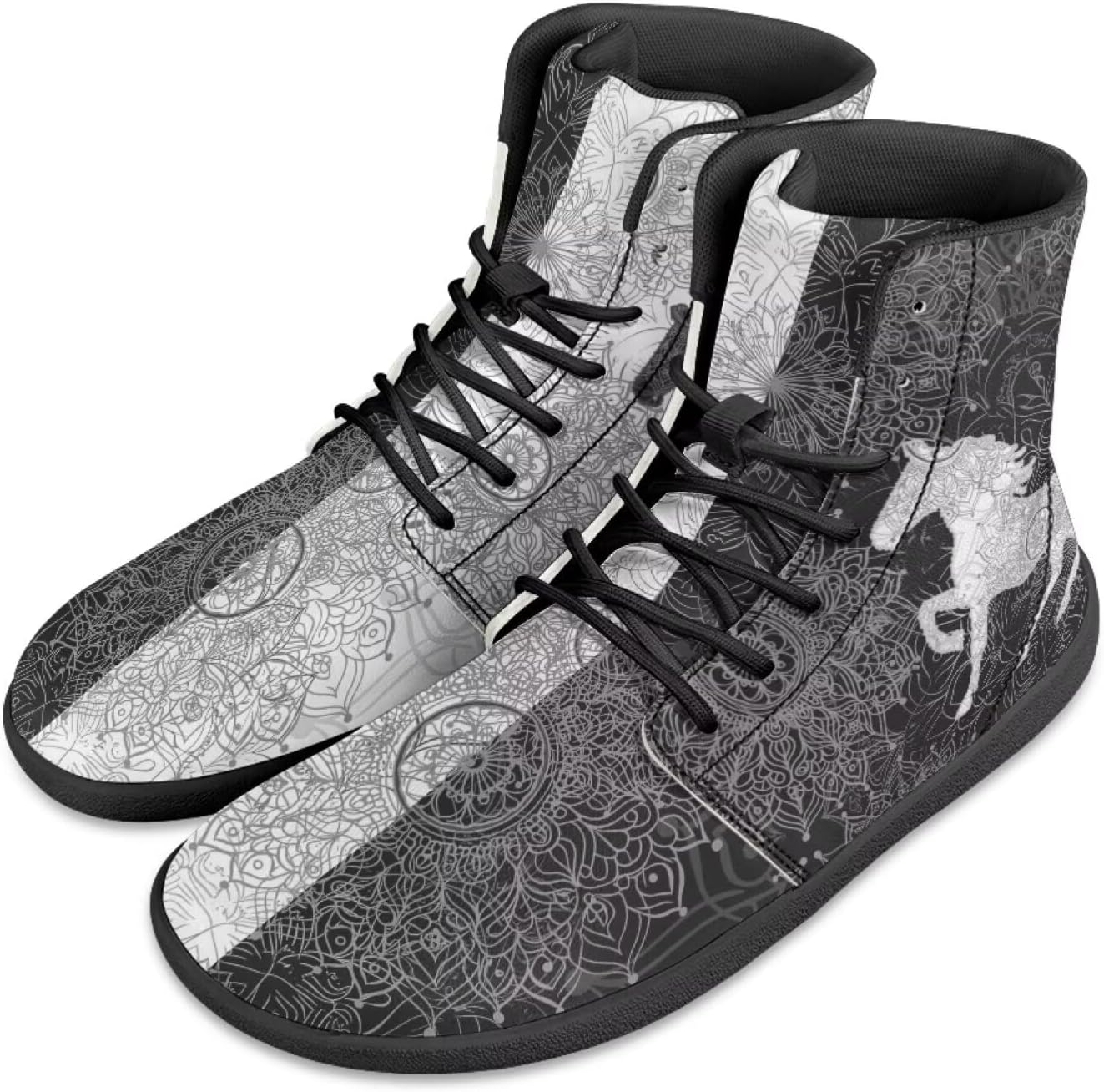 Мужские кроссовки Barefoot Shoes с принтом Datura Animals: высокие, с широким носком, на шнуровке, с нескользящей подошвой, для тренировок и бега Xixirimido, Running Horse Datura
Мужские кроссовки Barefoot Shoes с принтом Datura Animals: высокие, с широким носком, на шнуровке, с нескользящей подошвой, для тренировок и бега Xixirimido, Running Horse Datura