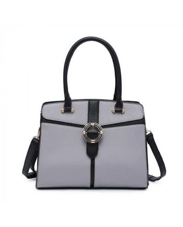 Большая сумка-тоут с цветными блоками и застежкой-молнией сверху JFY, серый
Большая сумка-тоут с цветными блоками и застежкой-молнией сверху JFY, серый