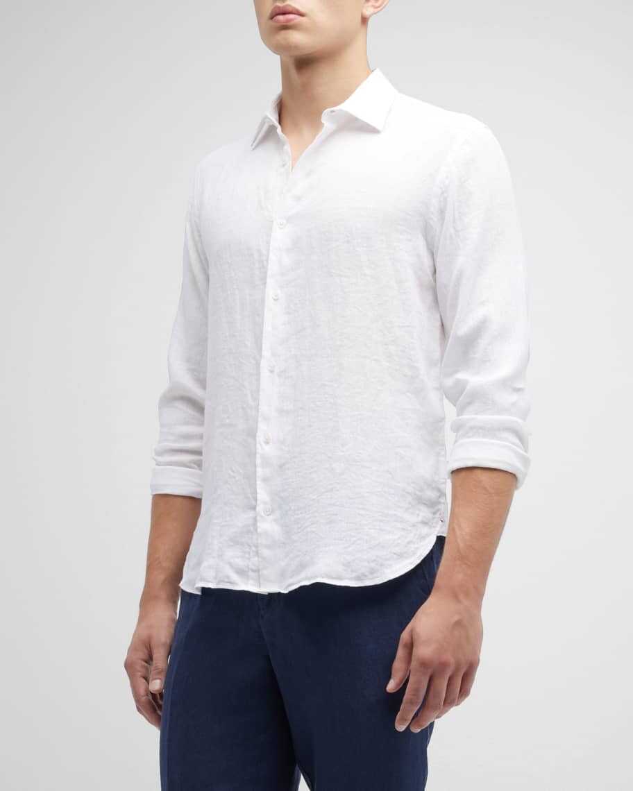 Мужская льняная спортивная рубашка Giles Orlebar Brown
Мужская льняная спортивная рубашка Giles Orlebar Brown