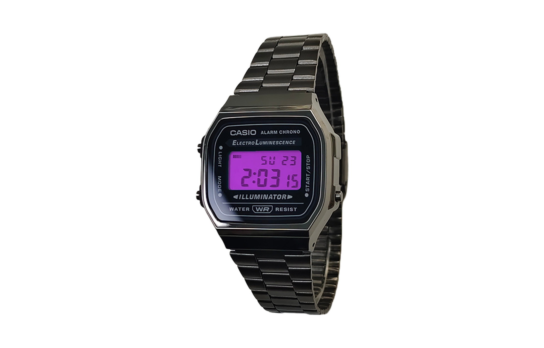 CASIO Часы Vintage A168, Black Dial with Purple Watch Glass
CASIO Часы Vintage A168, Black Dial with Purple Watch Glass