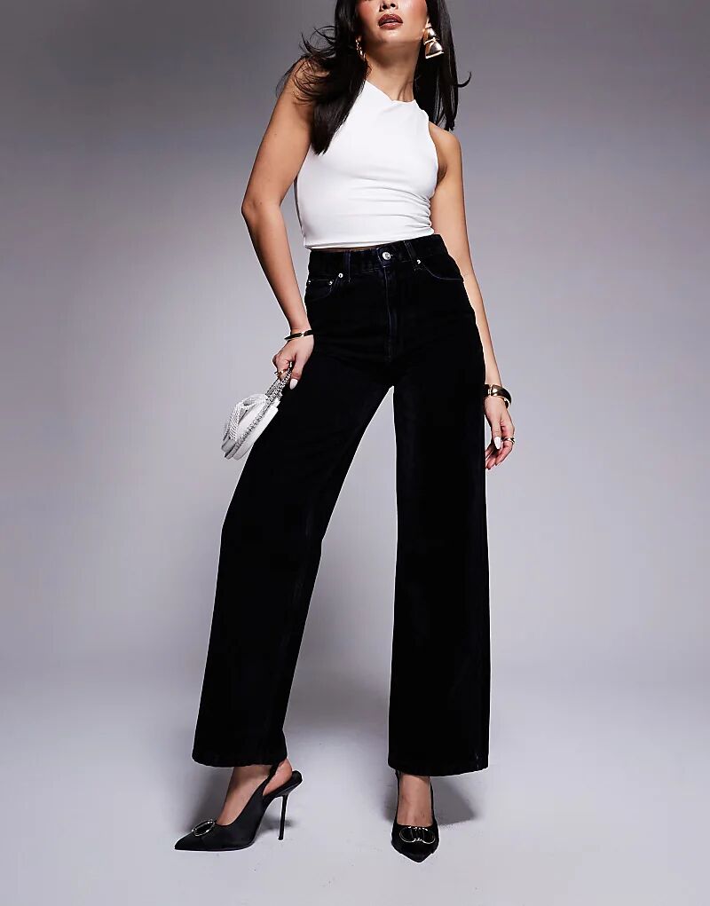 Флокированные джинсы папы синего цвета ASOS DESIGN
Флокированные джинсы папы синего цвета ASOS DESIGN