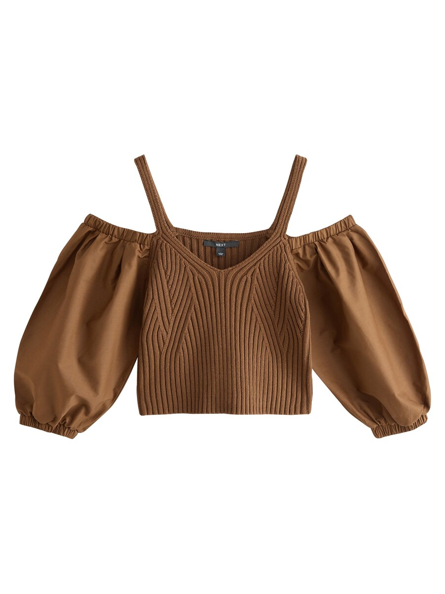 Вязаный топ Next, коричневый
Вязаный топ Next, коричневый