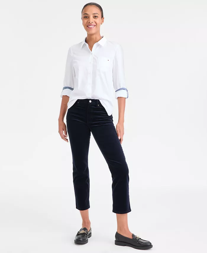 Женские прямые брюки из вельвета Tommy Hilfiger, синий
Женские прямые брюки из вельвета Tommy Hilfiger, синий