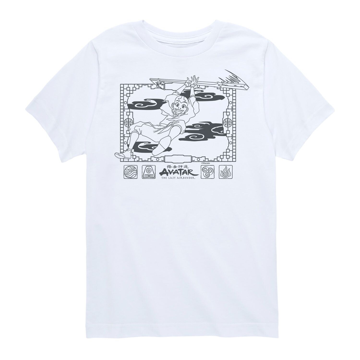 Футболка с рисунком «Аватар маг воздуха Аанг планер» для мальчиков 8–20 лет Nickelodeon, белый
Футболка с рисунком «Аватар маг воздуха Аанг планер» для мальчиков 8–20 лет Nickelodeon, белый