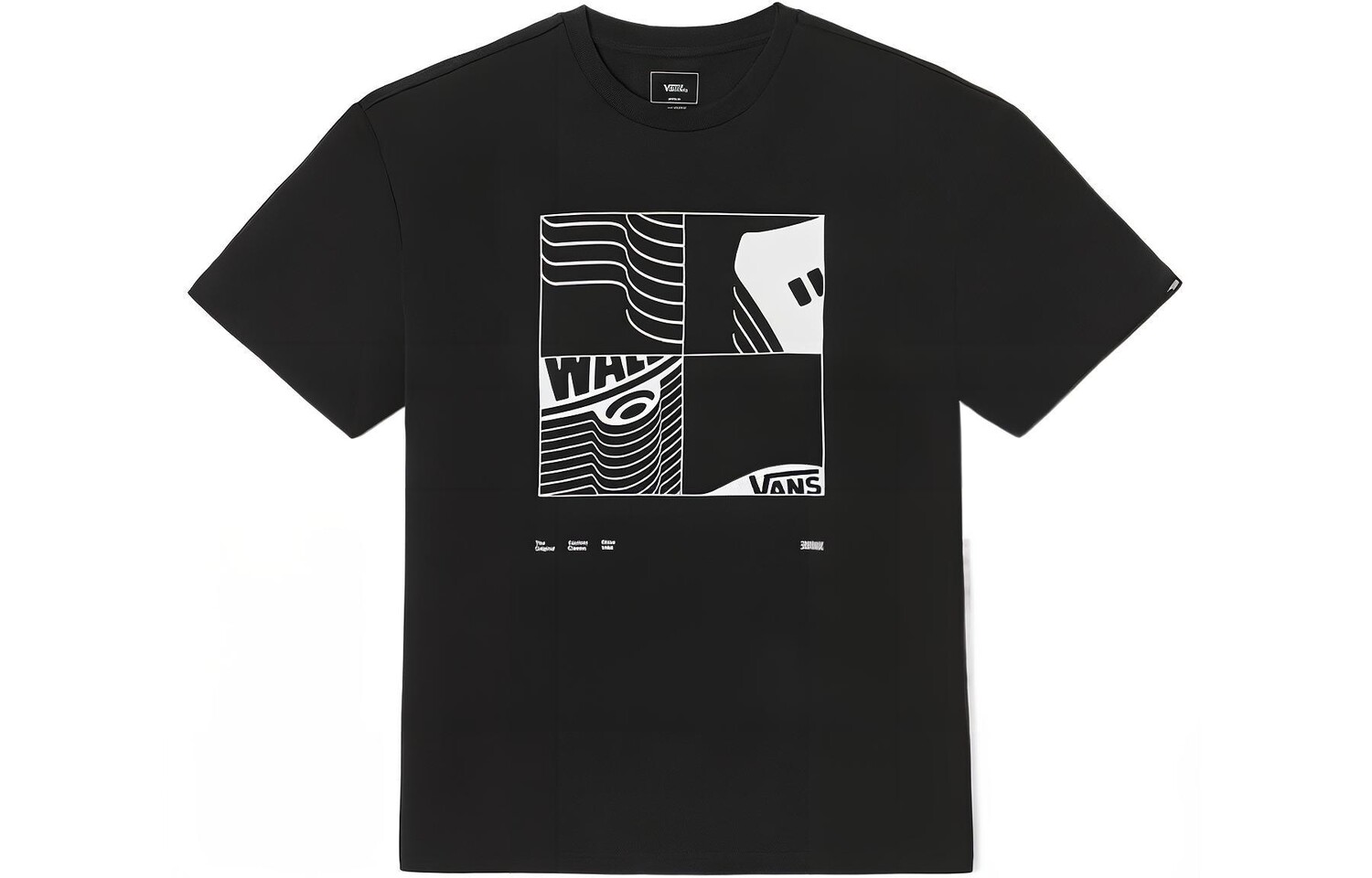 Футболка унисекс черная Vans, черный
Футболка унисекс черная Vans, черный