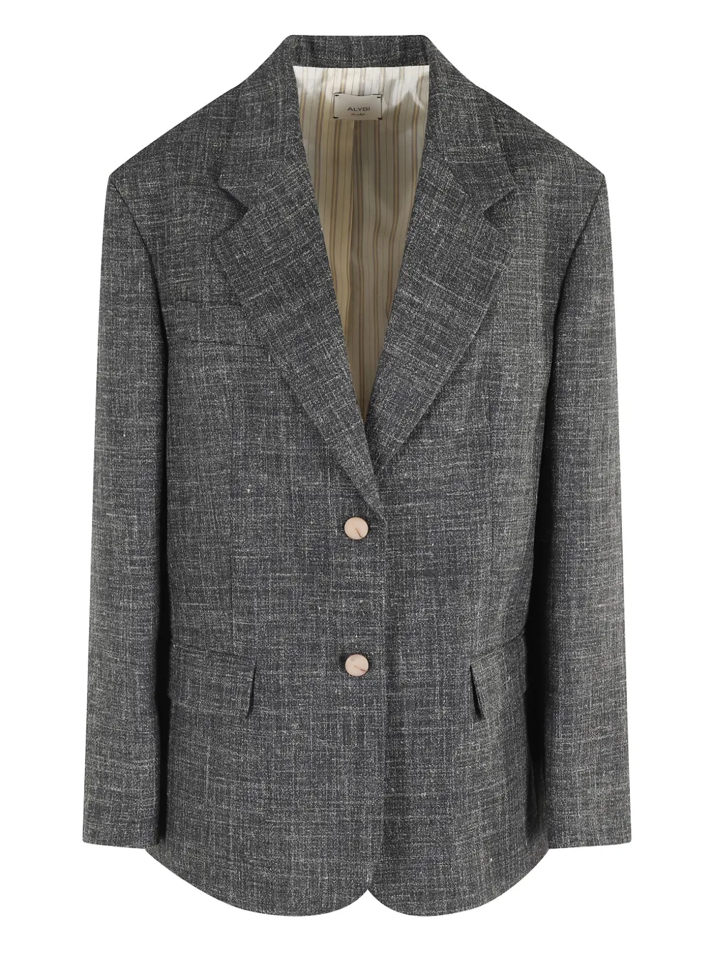 Пиджак на пуговицах Alysi, серый 
Пиджак на пуговицах Alysi, серый