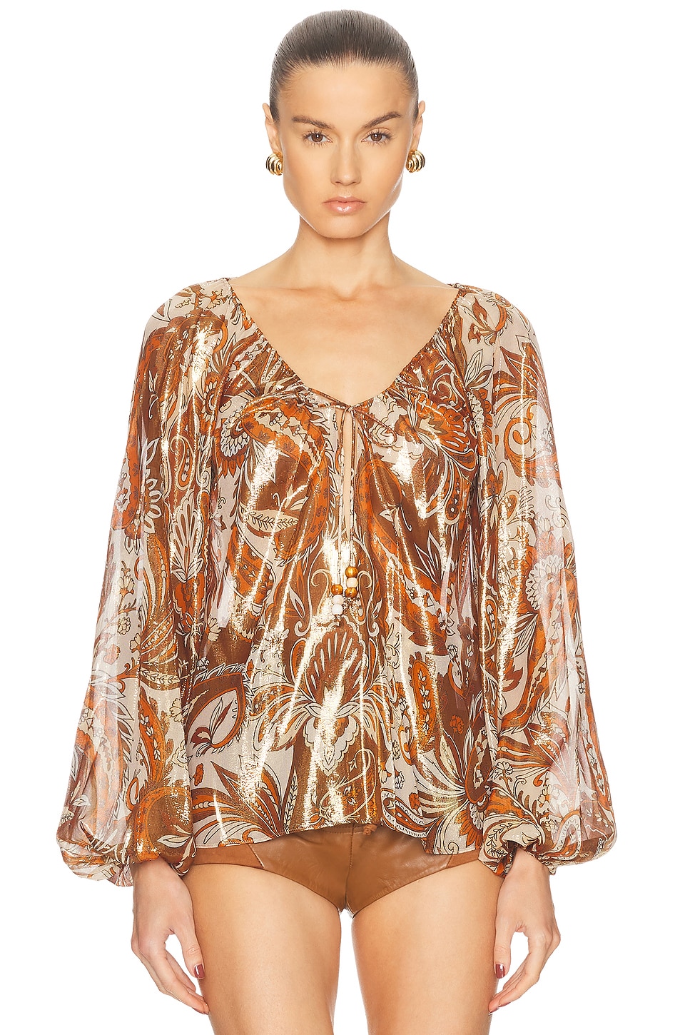 Блузка Arabella Retrofete, Terracotta Bandana
Блузка Arabella Retrofete, Terracotta Bandana