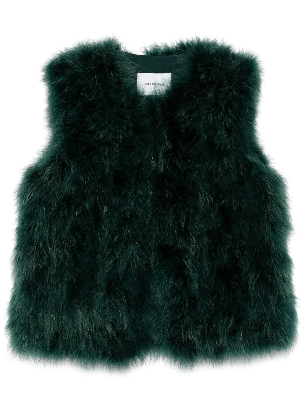 Шелковое пальто с перьями YVES SALOMON, зеленый
Шелковое пальто с перьями YVES SALOMON, зеленый