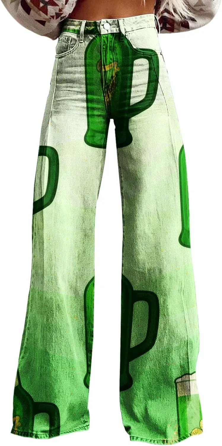 Джинсы Saint Patricks Day Plus Size High Waisted Wide Leg
Джинсы Saint Patricks Day Plus Size High Waisted Wide Leg