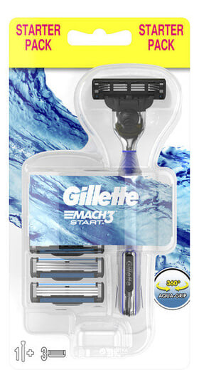 Бритва с 3 лезвиями, 1 шт. Gillette, Mach3 Start
Бритва с 3 лезвиями, 1 шт. Gillette, Mach3 Start