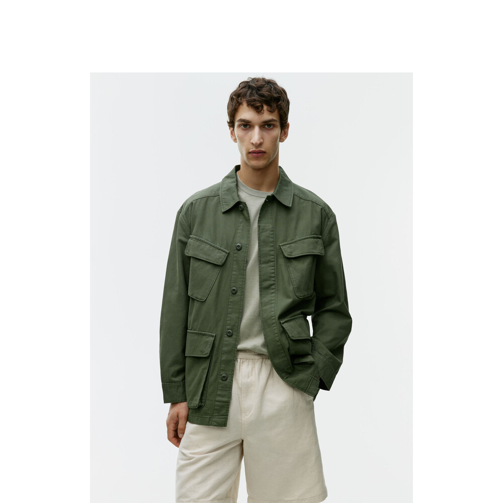 Куртка-рубашка Arket мужская, темно-зеленый
Куртка-рубашка Arket мужская, темно-зеленый