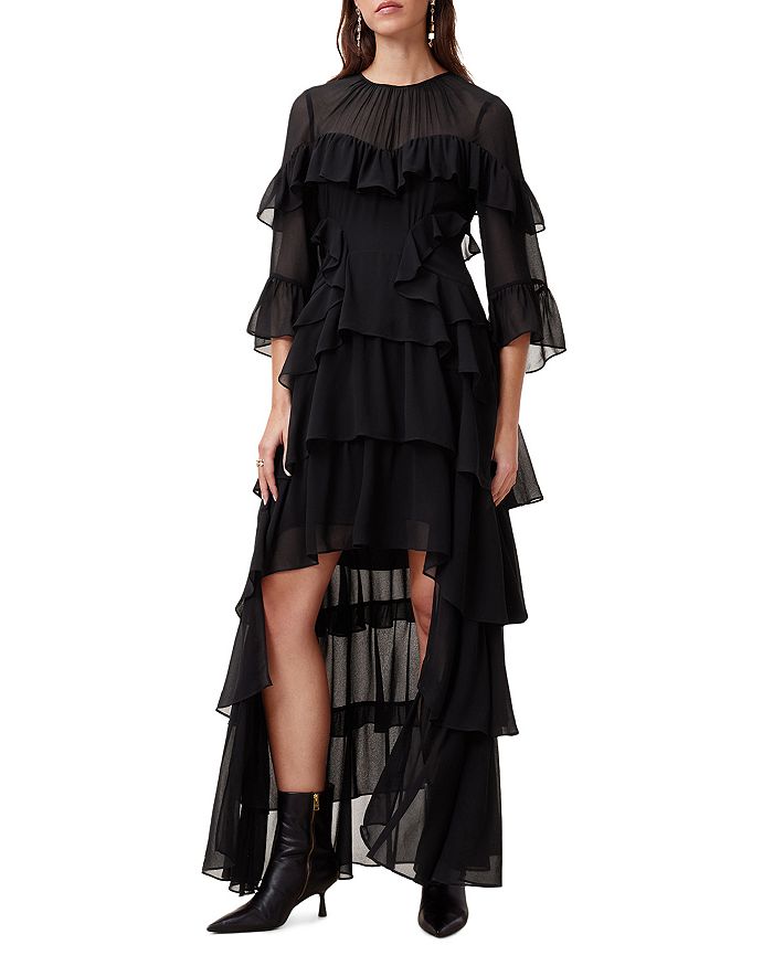 Платье Nat с оборками ALLSAINTS, черный
Платье Nat с оборками ALLSAINTS, черный