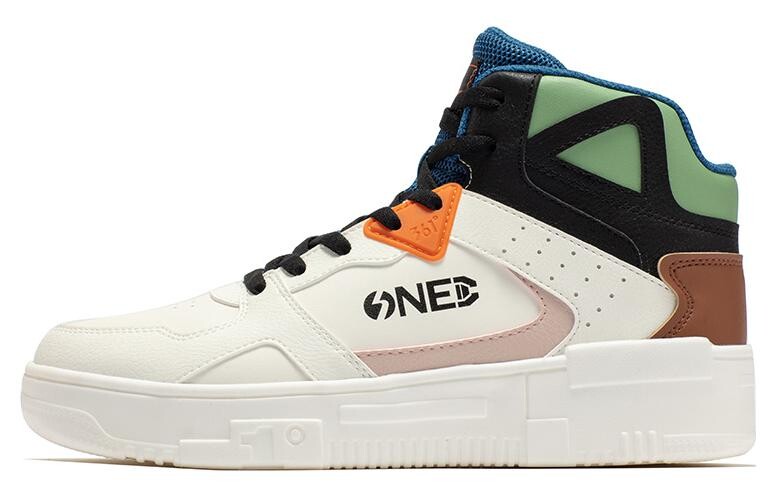 Кеды мужские, обувь для скейтбординга высокая белый/зеленый 361°
Кеды мужские, обувь для скейтбординга высокая белый/зеленый 361°