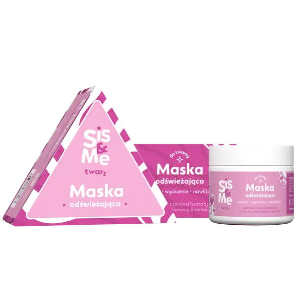 Освежающая маска для лица, 50 мл Sis&Me
Освежающая маска для лица, 50 мл Sis&Me