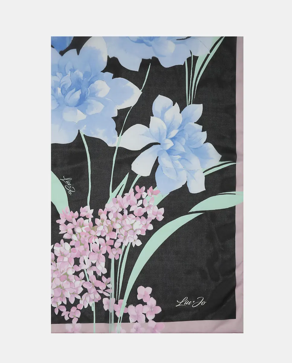 Шарф с садовым принтом LIUJO, чёрный
Шарф с садовым принтом LIUJO, чёрный