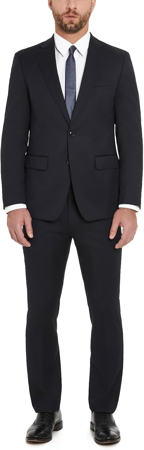 Calvin Klein Slim Fit Performance Wool стильный и удобный деловой костюм для мужчин, Navy
Calvin Klein Slim Fit Performance Wool стильный и удобный деловой костюм для мужчин, Navy