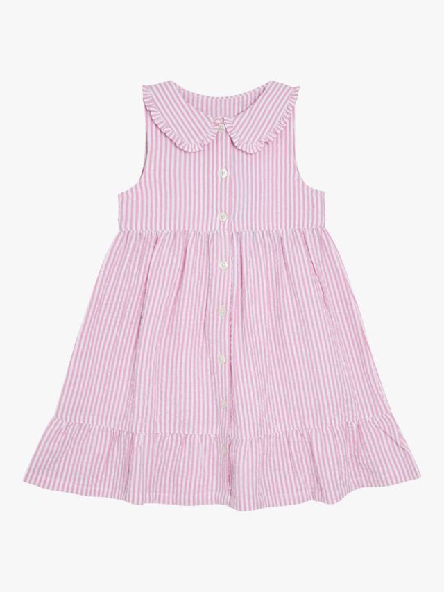 Детское хлопчатобумажное платье трапециевидной формы в полоску из прозрачной ткани JoJo Maman Bébé, розовый
Детское хлопчатобумажное платье трапециевидной формы в полоску из прозрачной ткани JoJo Maman Bébé, розовый