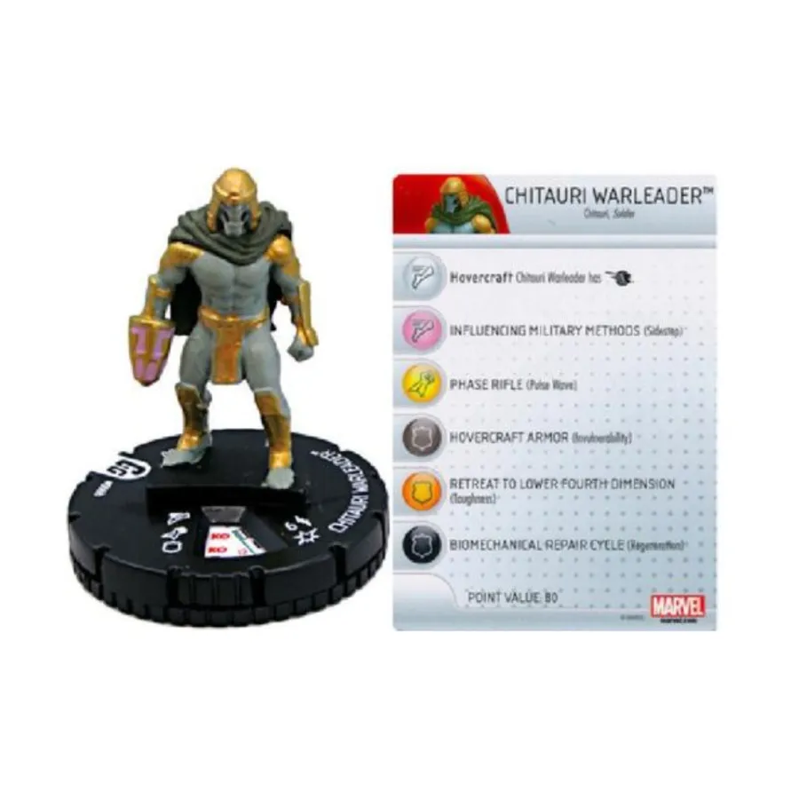 Читаури военачальник (К), Marvel HeroClix - Guardians of the Galaxy - Singles
Читаури военачальник (К), Marvel HeroClix - Guardians of the Galaxy - Singles