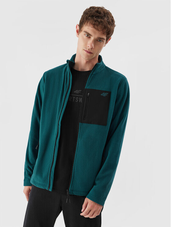 Флисовая куртка стандартного кроя 4F, бирюзовый
Флисовая куртка стандартного кроя 4F, бирюзовый