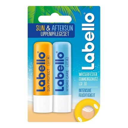 Набор бальзамов для губ Sun & Aftersun, Labello
Набор бальзамов для губ Sun & Aftersun, Labello
