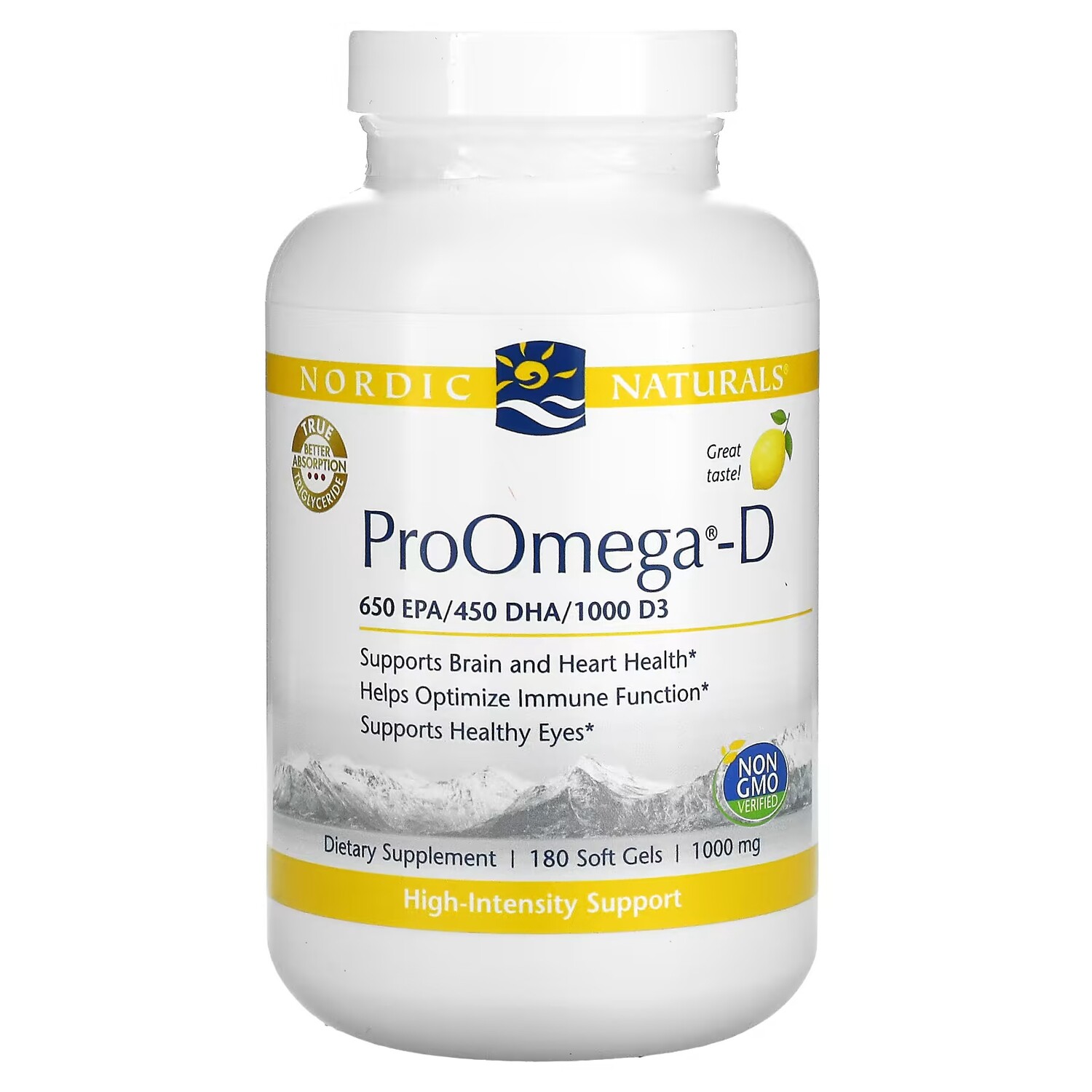 Nordic Naturals ProOmega-D Lemon 1000 мг, 180 мягких таблеток (500 мг на мягкую гель)
Nordic Naturals ProOmega-D Lemon 1000 мг, 180 мягких таблеток (500 мг на мягкую гель)
