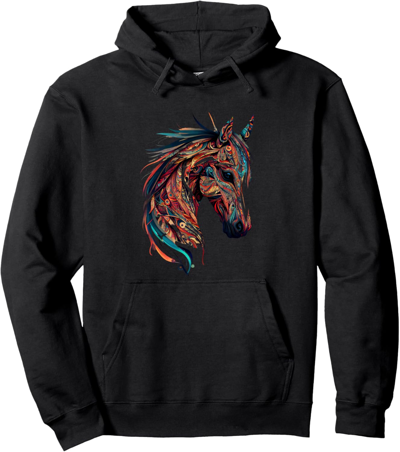 Яркая толстовка с замысловатым богемным рисунком лошади Majestic Horse Abstract Bohemian Patterns, черный
Яркая толстовка с замысловатым богемным рисунком лошади Majestic Horse Abstract Bohemian Patterns, черный