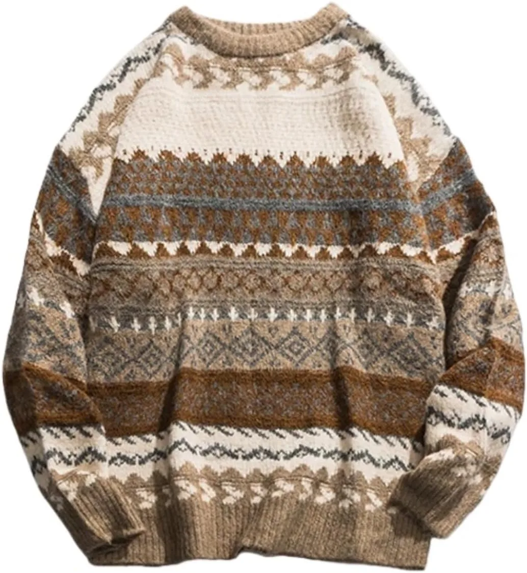 Мужской свитер в винтажном стиле с полосками Ponitrack
Мужской свитер в винтажном стиле с полосками Ponitrack