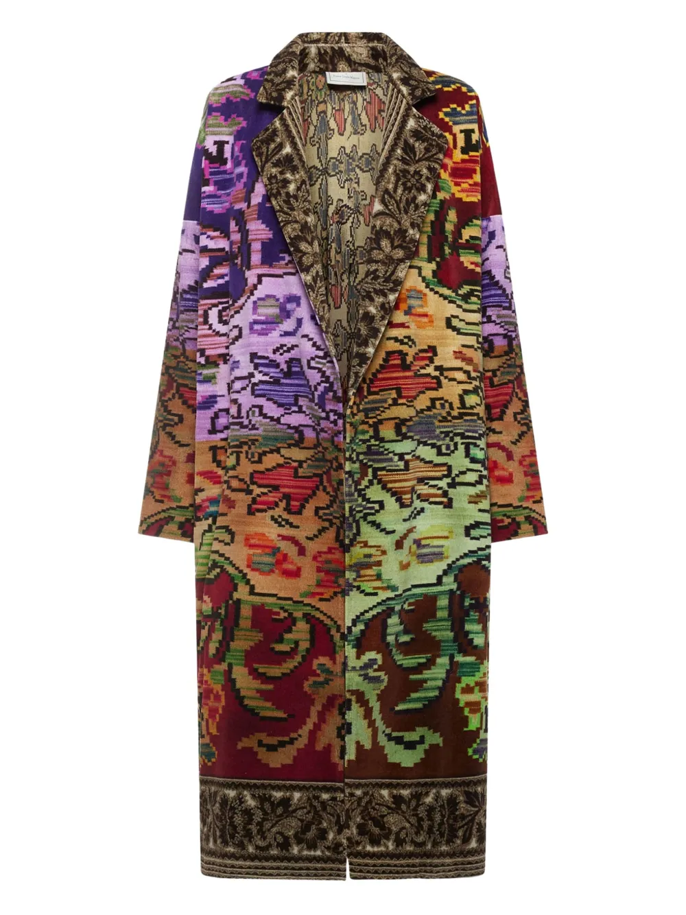 Пальто в технике пэчворк Pierre-Louis Mascia, коричневый
Пальто в технике пэчворк Pierre-Louis Mascia, коричневый