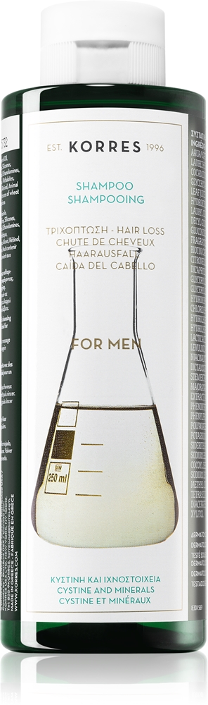 Шампунь с цистеином и минералами против выпадения волос для мужчин Korres, 250 мл
Шампунь с цистеином и минералами против выпадения волос для мужчин Korres, 250 мл