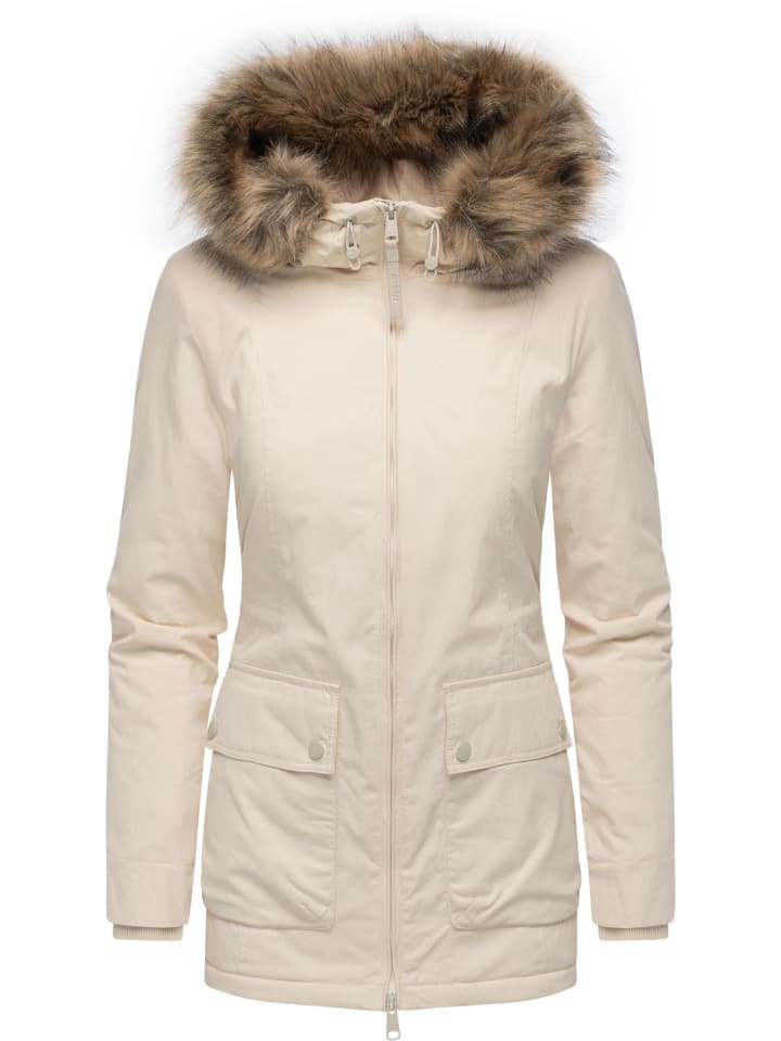 Зимнее пальто ragwear, экрю 
Зимнее пальто ragwear, экрю