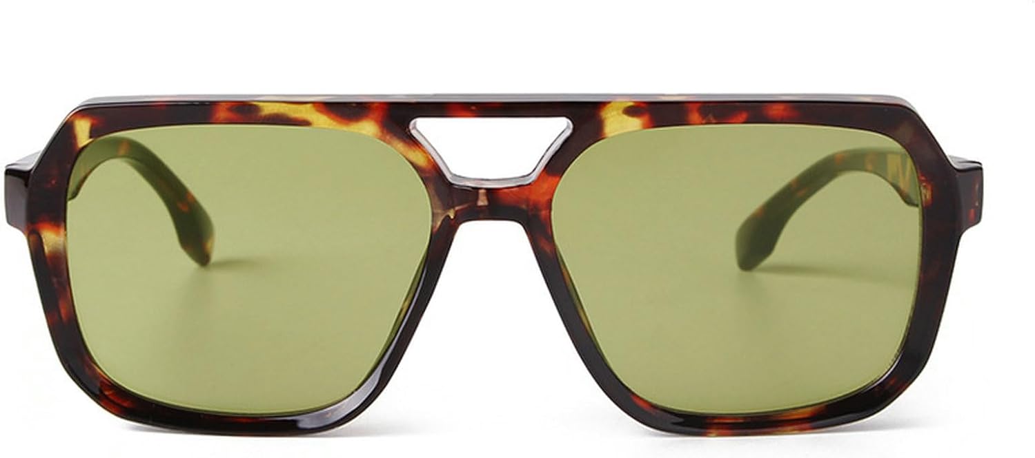 Ретро-солнцезащитные очки-пилот для женщин и мужчин. Модные классические квадратные солнцезащитные очки в стиле 70-х годов. Винтажные градиентные коричнево-зеленые оттенки mincl, Leopard Green
Ретро-солнцезащитные очки-пилот для женщин и мужчин. Модные классические квадратные солнцезащитные очки в стиле 70-х годов. Винтажные градиентные коричнево-зеленые оттенки mincl, Leopard Green