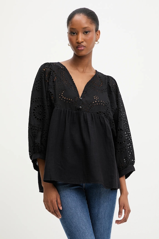 Блузка хлопковая Answear.Lab, черный
Блузка хлопковая Answear.Lab, черный